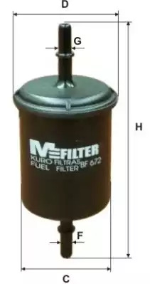 Фильтр MFILTER BF 672